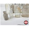 Image 4 : Antique Apothecary Bottles (38) w/ Vintage Glass Bottle Paint Sprayer