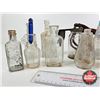 Image 9 : Antique Apothecary Bottles (38) w/ Vintage Glass Bottle Paint Sprayer