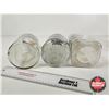 Image 6 : Canning Jars (3) :  - Kerr - Drey - Improved Gem (Tallest Measures : 9-1/2"H)