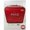 Image 1 : Vintage Coca-Cola Picnic Cooler (c. 1957) (Rusted Bottom) (Measures : 17"H x 17"W x 13"D)