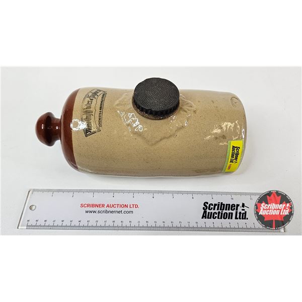 Timothy Whites & Taylors Stoneware Foot Warmer & Hot Water Bottle (Measures : 10"L)