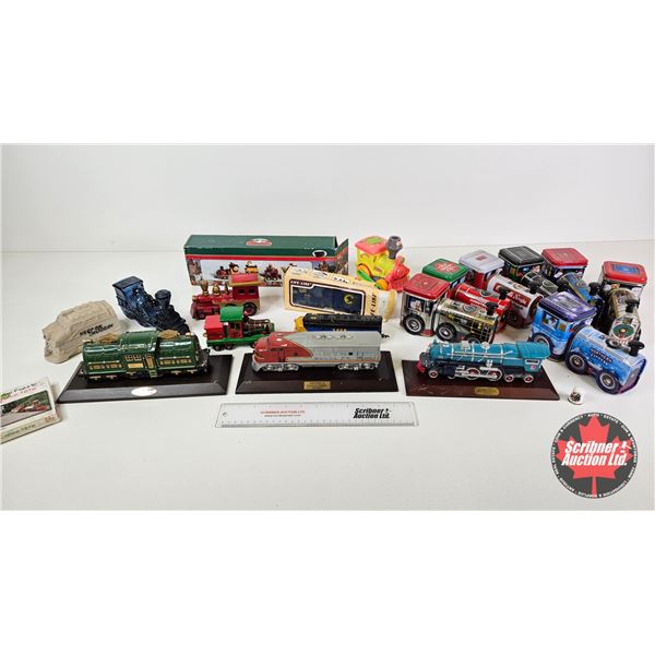 Train Collector Grouping : - Tins - Avon - Christmas Train  - ETC!