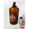 Image 5 : Kitchen Collector Combo : - Amber Gallon Jug - Wire Basket - Spice Tins - Shaving Mug