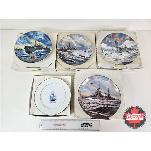 Collector Plates (5) : Ship Themed
