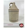 Image 1 : Pottery Jug (Blue & White Strips) (Measures : 12"H)