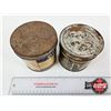Image 6 : OGDEN'S Tobacco Tins (2) (Largest Measures : 4-1/4"H x 4-1/4"D)