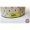 Image 7 : Colorware Canisters (3) : Roses & Diamonds (Largest Measures : 7"H x 7-1/4"Dia)