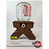 Image 2 : The Great American Nut Machine : Wood & Glass Dispenser (Measures :11-1/2"H)