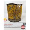 Image 2 : Red Head Grease Tin (Measures : 6-1/4"H x 6"Dia)
