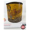 Image 4 : Red Head Grease Tin (Measures : 6-1/4"H x 6"Dia)