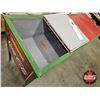 Image 9 : Coca-Cola Ice Chest Cooler on Legs  (NOTE : Painted & Decals) (Measures : 34"H x 60"W x 22"D)