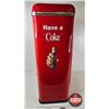 Image 2 : Coca-Cola Nostalgia Cooler Ice Chest  (NOTE : Outer Shell Corner Cracked) (Measures : 35"H x 22"W x 