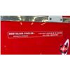 Image 4 : Coca-Cola Nostalgia Cooler Ice Chest  (NOTE : Outer Shell Corner Cracked) (Measures : 35"H x 22"W x 