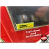 Image 9 : Coca-Cola Nostalgia Cooler Ice Chest  (NOTE : Outer Shell Corner Cracked) (Measures : 35"H x 22"W x 