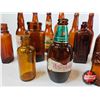 Image 3 : Vintage Amber Bottles (17) : - Pilsner - Pilsner Urquell - Edmonton Export - ETC!
