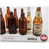 Image 4 : Vintage Amber Bottles (17) : - Pilsner - Pilsner Urquell - Edmonton Export - ETC!