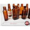 Image 5 : Vintage Amber Bottles (17) : - Pilsner - Pilsner Urquell - Edmonton Export - ETC!