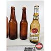 Image 6 : Vintage Amber Bottles (17) : - Pilsner - Pilsner Urquell - Edmonton Export - ETC!
