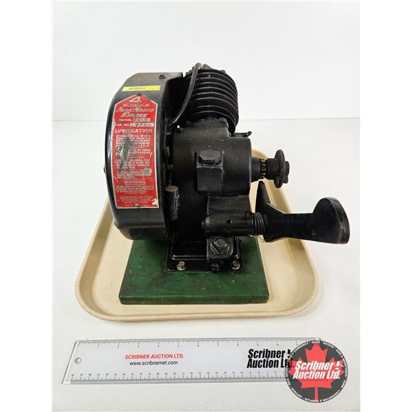 Iron Horse 4 Cycle Engine : Model X439 (Measures : 10"H x 11"W x 19"L)