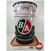Image 4 : B/A Grease Drum w/ Lid (Measures : 23"H x 14"Dia)