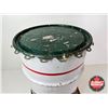 Image 6 : B/A Grease Drum w/ Lid (Measures : 23"H x 14"Dia)