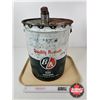 Image 1 : B/A 5 Gallon Pail w/ Lid & Spout (Measures : 15-1/2"H x 12"Dia)