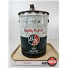 Image 2 : B/A 5 Gallon Pail w/ Lid & Spout (Measures : 15-1/2"H x 12"Dia)