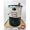 Image 3 : B/A 5 Gallon Pail w/ Lid & Spout (Measures : 15-1/2"H x 12"Dia)