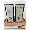 Image 4 : B/A Autolene Motor Oil Tins (2) (Both Measure : 13"H x 8-1/2"W x 5-1/2"D)