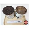 Image 6 : B/A Fros Cop Anti-Freeze Cans (2) (Both Measure : 8"H x 7"Dia)