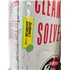 Image 12 : B/A Cleaning Solvent Tins (4) (Both Measure : 11-1/2"H x 6-1/2"W x 4-1/4"D)