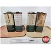 Image 8 : B/A Cleaning Solvent Tins (4) (Both Measure : 11-1/2"H x 6-1/2"W x 4-1/4"D)