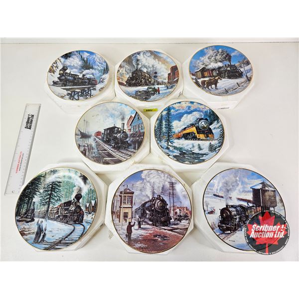 Collector Plates (8) : Hamilton Collection - Trains