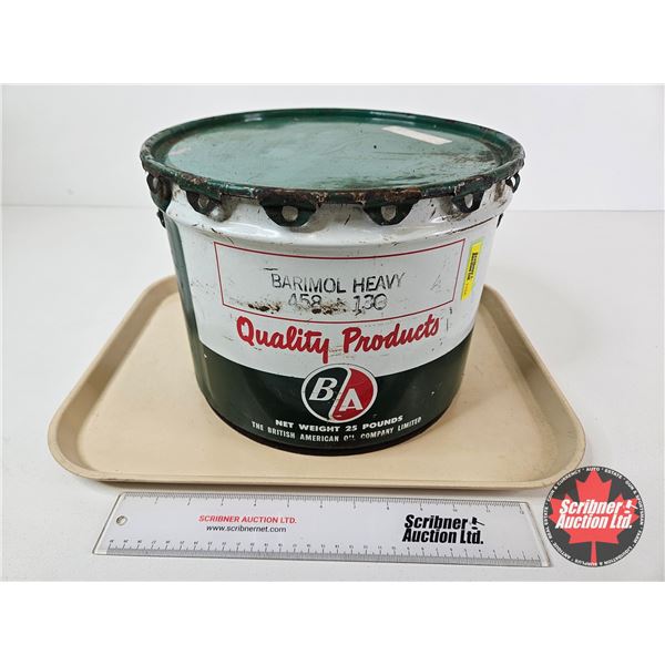 B/A Grease Pail (Partial Full) (Measures : 9"H x 12"Dia)