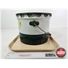 Image 3 : B/A Grease Pail (Partial Full) (Measures : 9"H x 12"Dia)