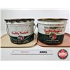 Image 4 : B/A Grease Pails (2)  (Both Measure : 9"H x 12"Dia)