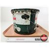 Image 3 : B/A All Purpose Farm Grease Pail w/ Lid (Measures : 9"H x 12"Dia)