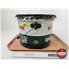 Image 5 : B/A All Purpose Farm Grease Pail w/ Lid (Measures : 9"H x 12"Dia)