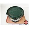 Image 6 : B/A All Purpose Farm Grease Pail w/ Lid (Measures : 9"H x 12"Dia)