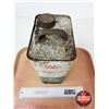 Image 6 : B-A Oil Tin (Bow Tie) (Partial Full) (Measures : 11-1/2"H x 6-1/4"W x 4-1/4"D)