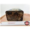 Image 7 : B-A Oil Tin (Bow Tie) (Partial Full) (Measures : 11-1/2"H x 6-1/4"W x 4-1/4"D)