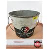 Image 1 : B/A Grease Pail  (Measures : 7-1/2"H x 9"Dia)