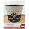Image 4 : B/A Grease Pail  (Measures : 7-1/2"H x 9"Dia)