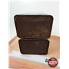 Image 7 : B/A Oil Tins (2) (Both Measure : 11"H x 6-1/4"W x 4-1/4"D)