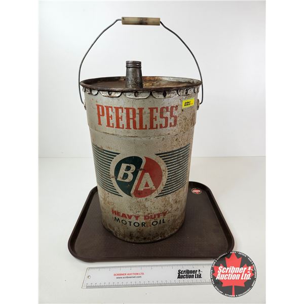 B/A Peerless 5 Gallon Pail w/ Spout (Measures : 16"H x 12"Dia)