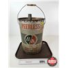 Image 1 : B/A Peerless 5 Gallon Pail w/ Spout (Measures : 16"H x 12"Dia)