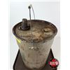 Image 6 : B/A Peerless 5 Gallon Pail w/ Spout (Measures : 16"H x 12"Dia)