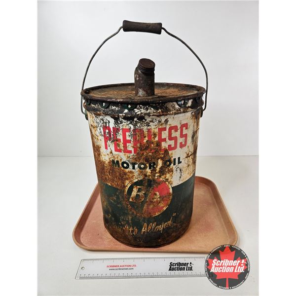 B/A Peerless 5 Gallon Pail w/ Spout (Measures : 15-3/4"H x 12"Dia)