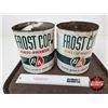 Image 1 : B/A Frost Cop Anti-Freeze Cans (2) (Both Measures : 8"H x 7"Dia)