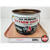 Image 1 : B-A All-Purpose Farm Grease Pail (Measures : 9"H x 12"Dia)